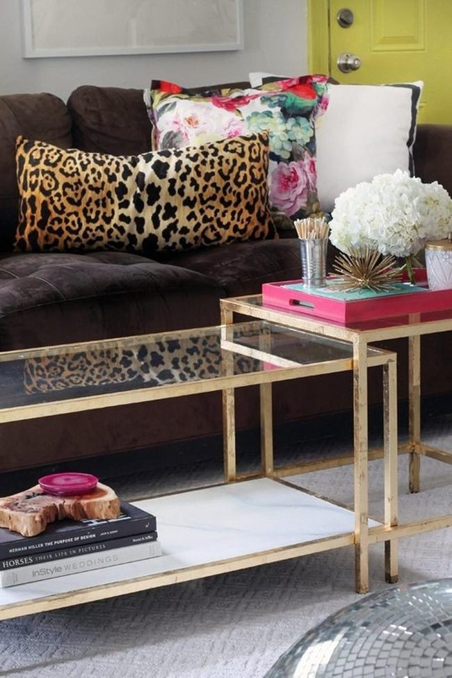 Leopard Print Meets Golden Sophistication