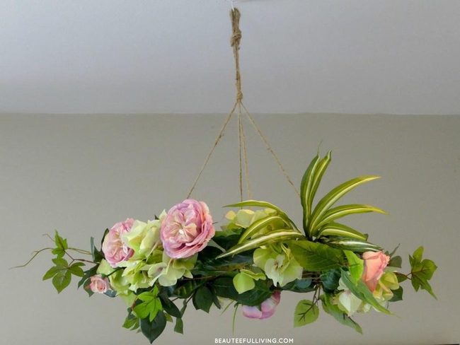 Green Leaves Pink Blooms Overhead