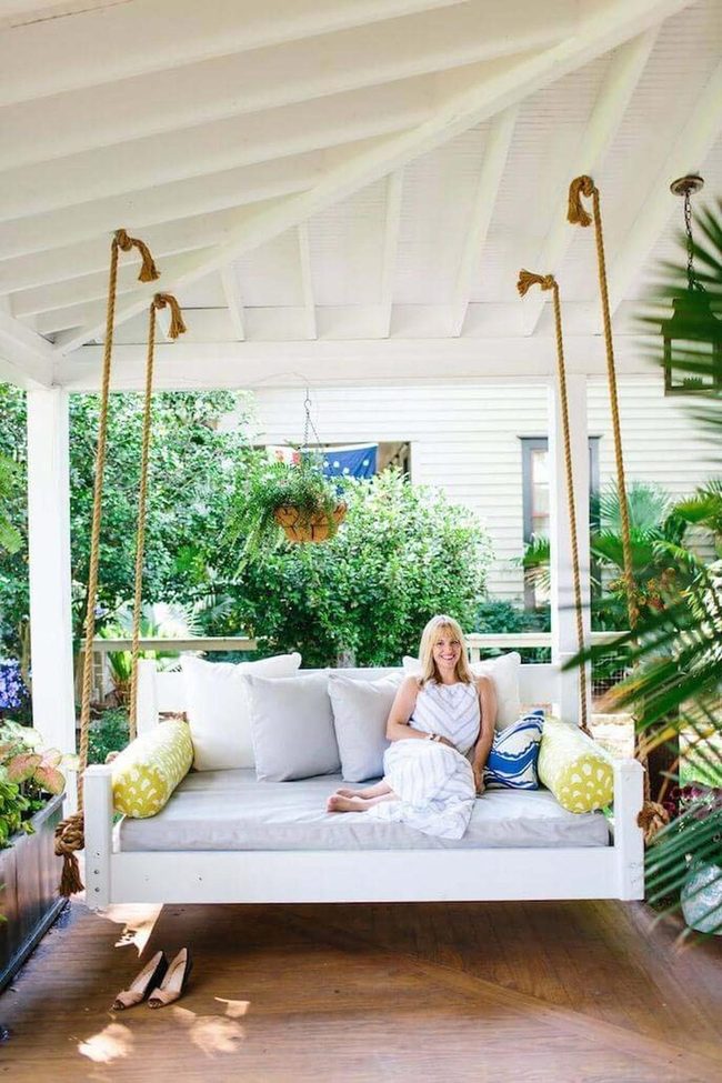 Solid Wood Porch Swing