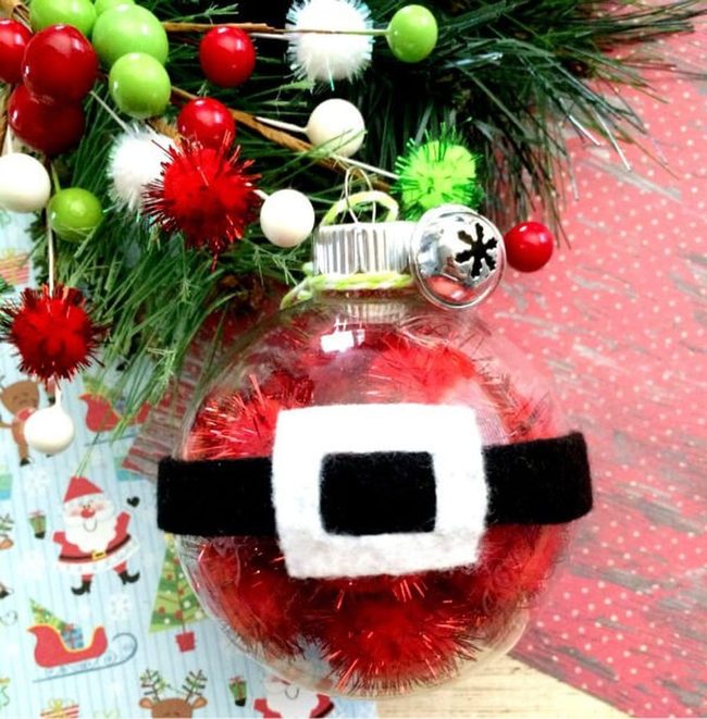 Red Stuffed Ornament Craft