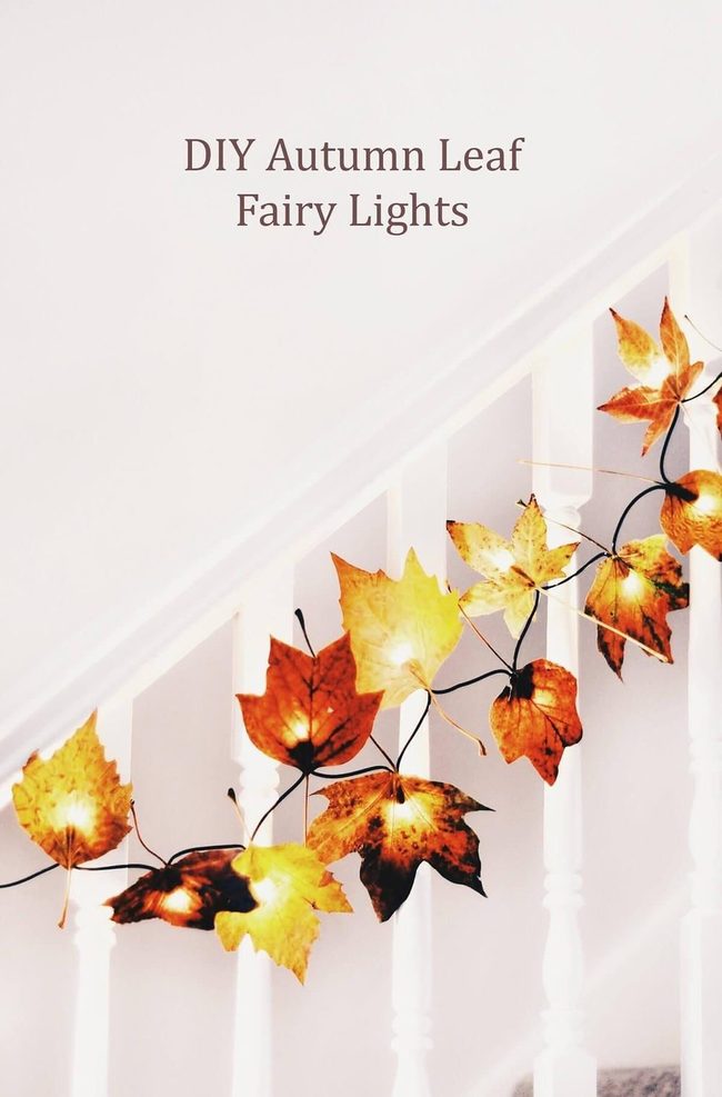 Autumn Leaves String Lights