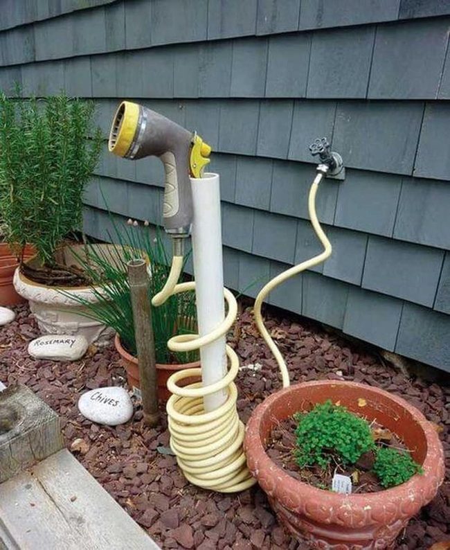Vertical Pvc Hose Storage