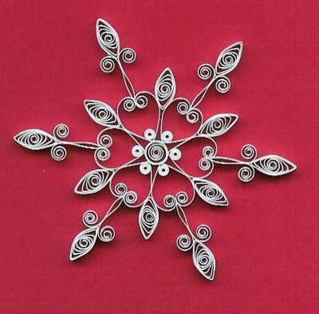 White Paper Curls Red Background
