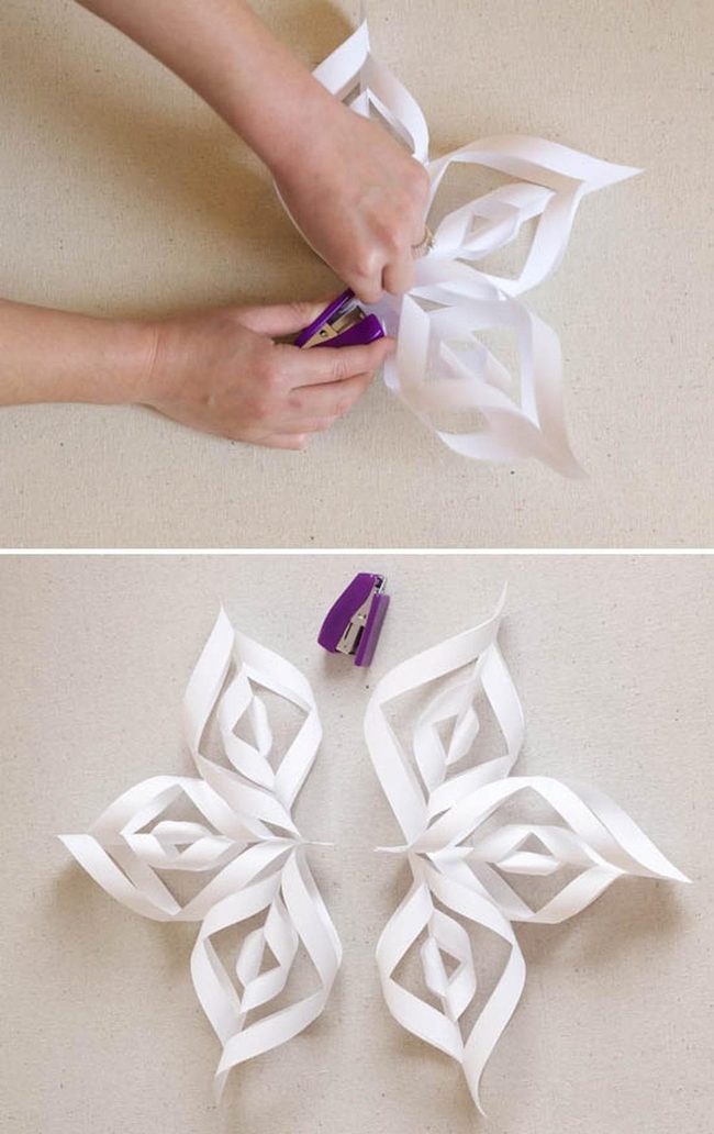 White Paper Star Cutouts