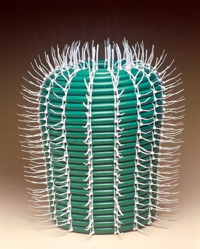 Cactus-Shaped Garden Hose Statement