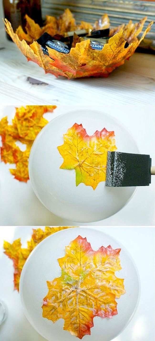 Autumn Leaves Encircled Bowl