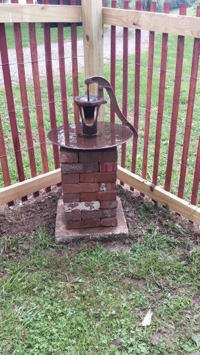 Recycled Bricks Bird Basin