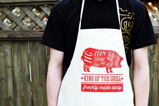 White Apron Red Pig Diagram