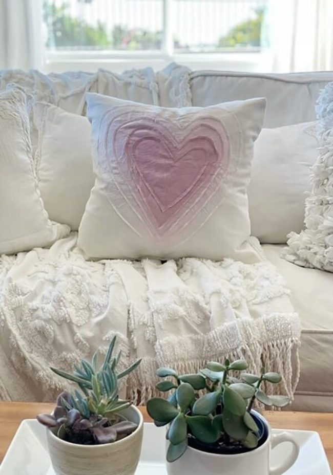 Soft Heart Pillows Pop Sweetly