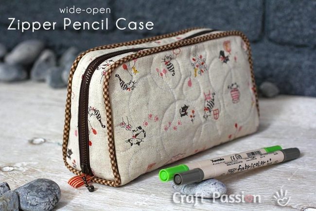 Cats And Flowers Quilted Case