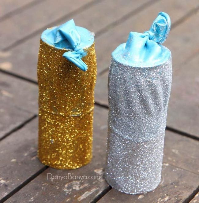 Colorful Confetti Poppers Midnight Explosion
