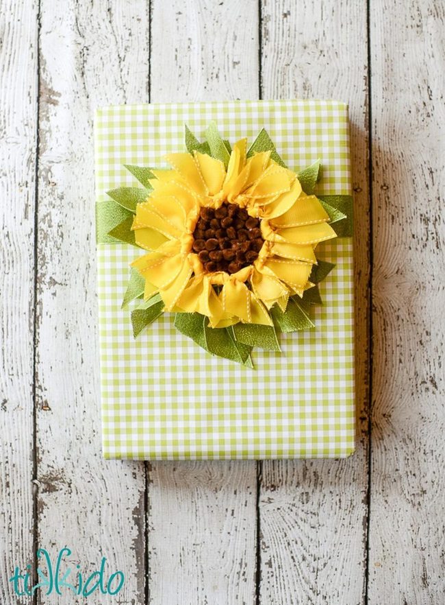 Sunny Yellow Checkered Gift