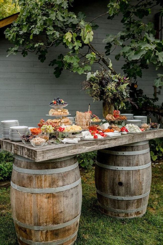 Neutral Wood Table Stand With Storage
