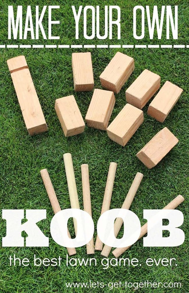 Wooden Tower Block Knockdown