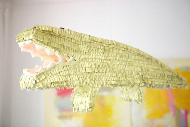 Yellow Fringed Crocodile Statement