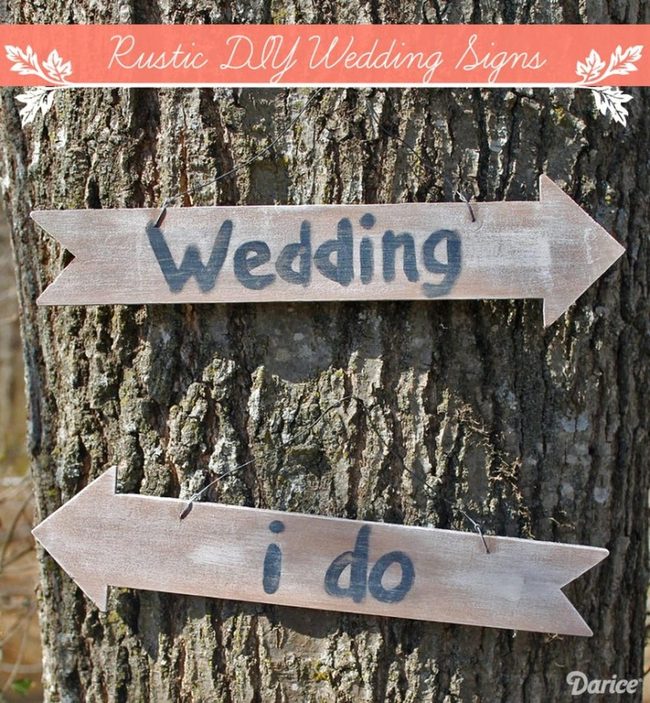 Weathered Wood Wedding Arrows