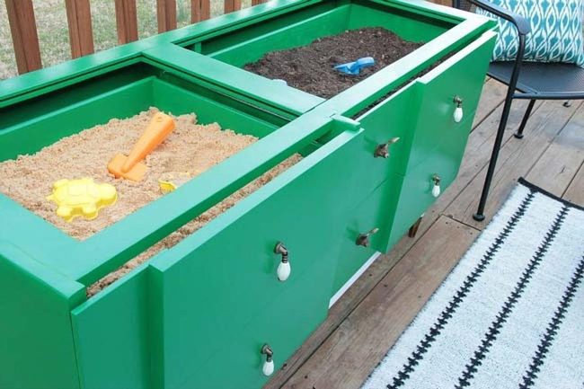 Painted Dresser Sand Table