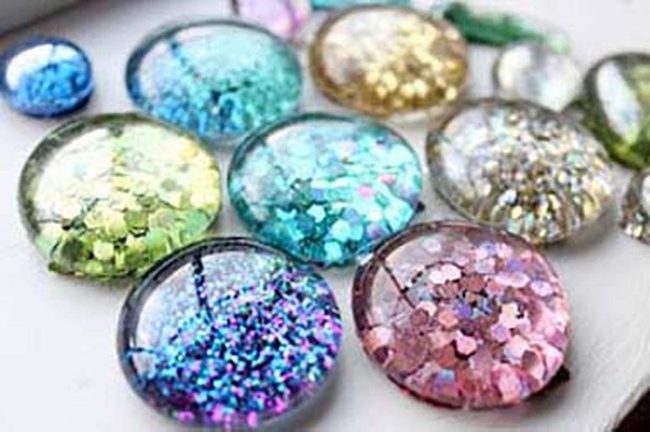 Glitter Candy Cane Refrigerator Magnets