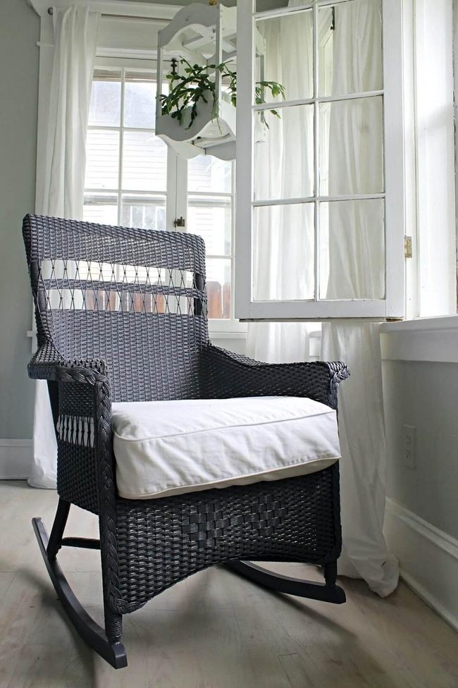 Cream Wicker Chair Revival