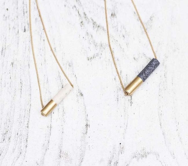 Handmade Gold Spray Necklaces