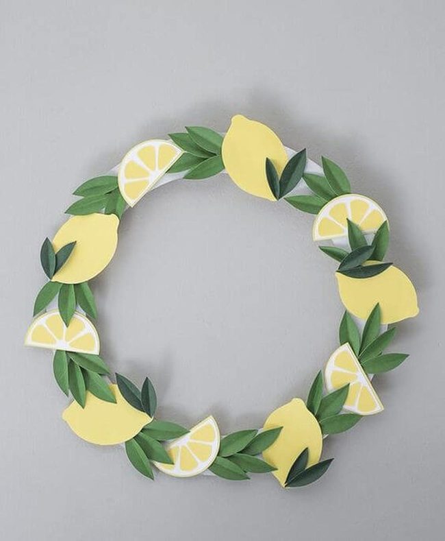 Green Leaves, Yellow Lemons Pop
