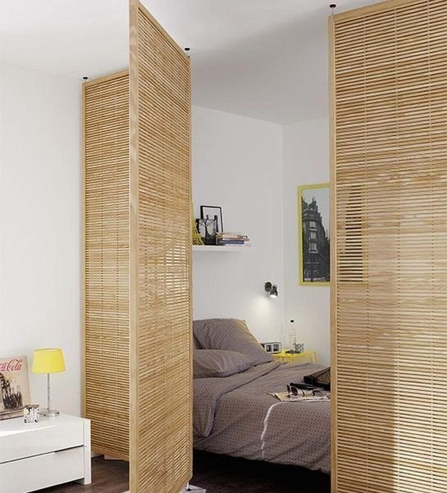 Yellow Accent Minimal Bedroom