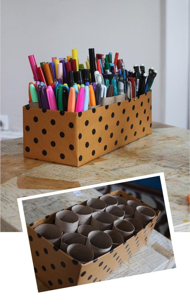 Polka Dot Marker Storage