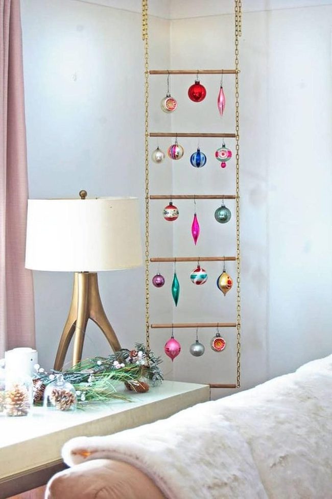 Colorful Ornaments Meet Peaceful White