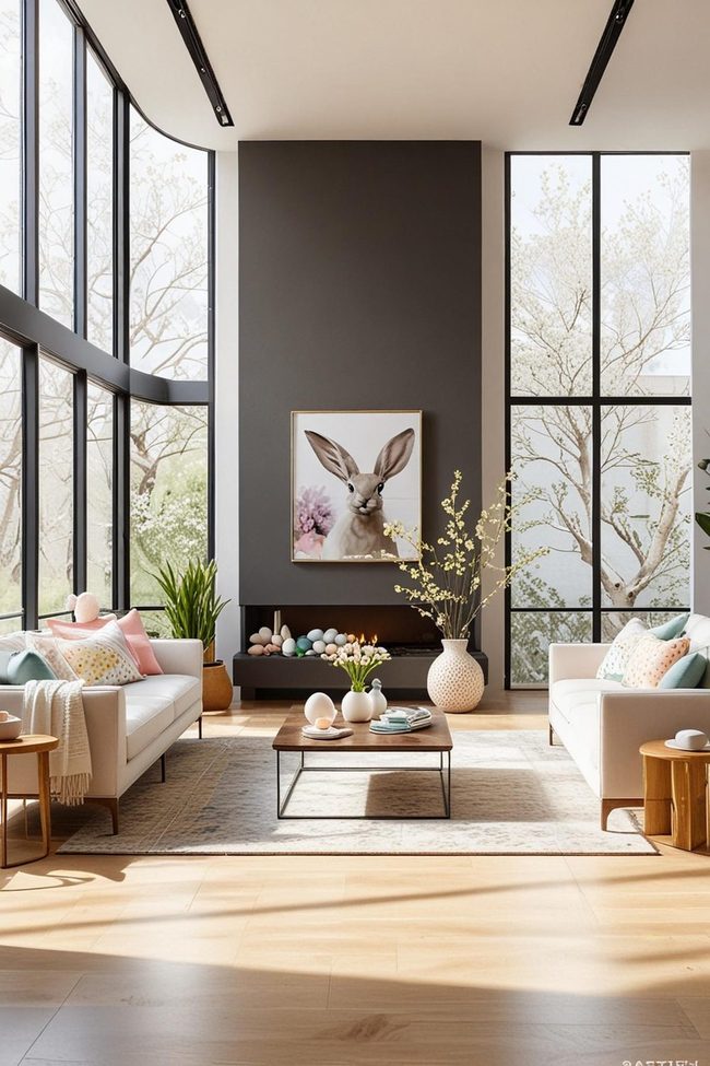 Geometric Easter Meets Current Minimalism