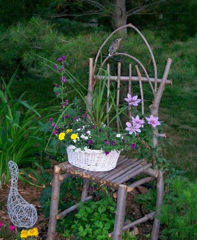 Interlocking Wood Branch Seating