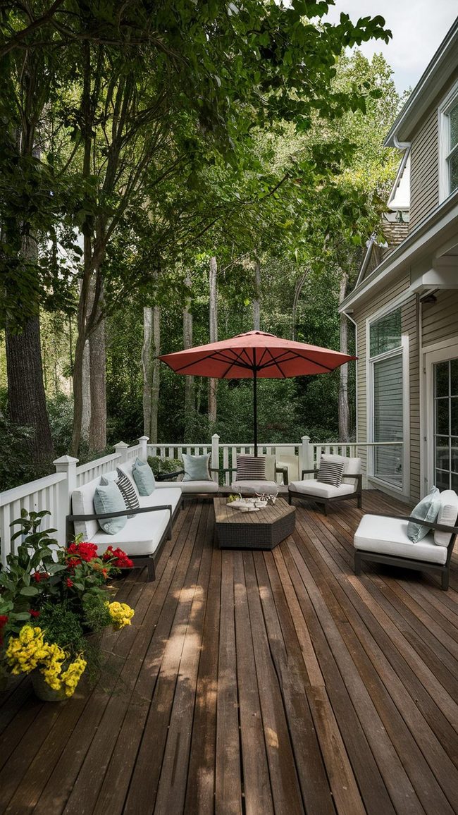 Wooden Chairs Blooming With Flowers