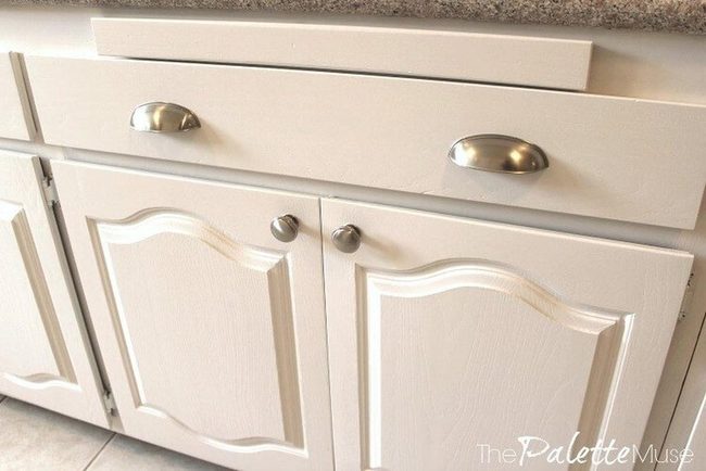 Painted Cabinets Transform Kitchen Hardware