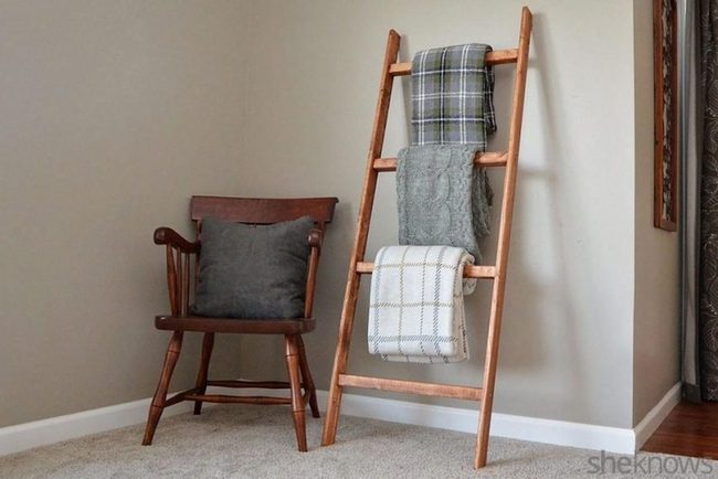 Blanket Ladder Reading Nook