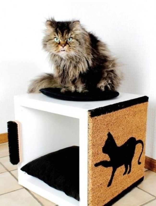 White Box Cat Hideaway