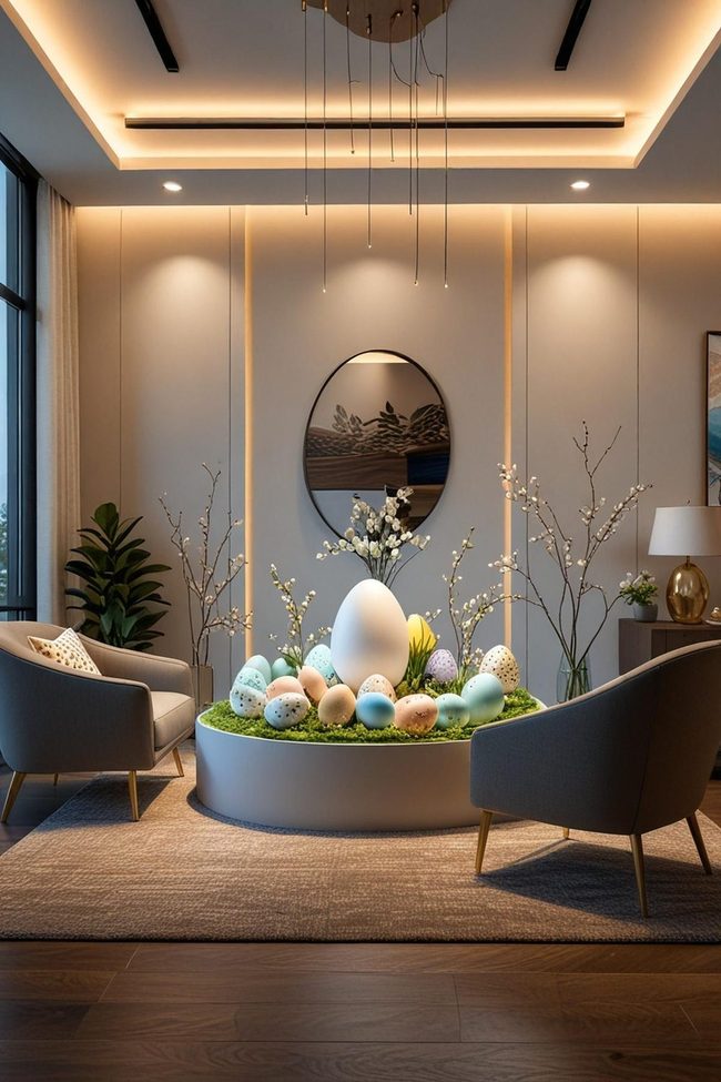 Illuminated Easter Eggs Interactive Display