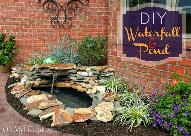 Cascading Water Through Stacked Stone