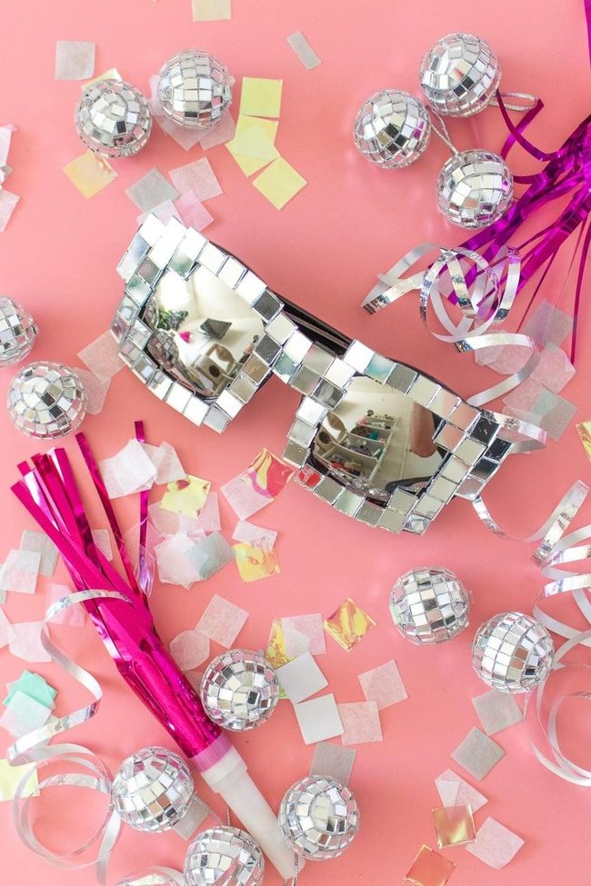 Silver Disco Ball Sparkle