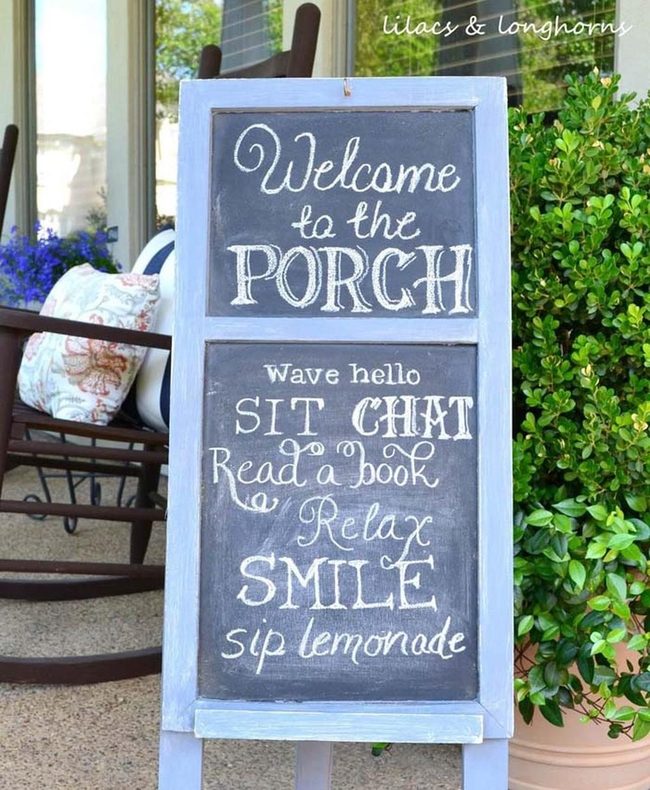 Weathered Wood Frames Changeable Messages