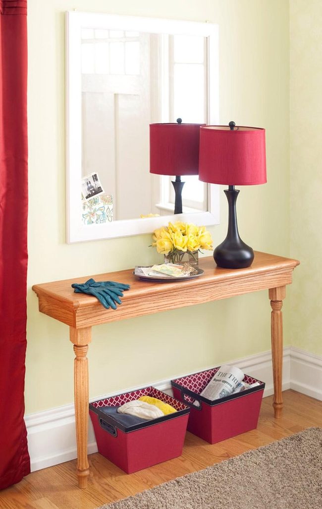 Red Corner With Sunny Yellow Accent