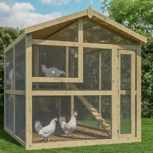 Expandable Pvc Chicken Run