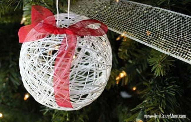 Colorful String Sphere Ornaments