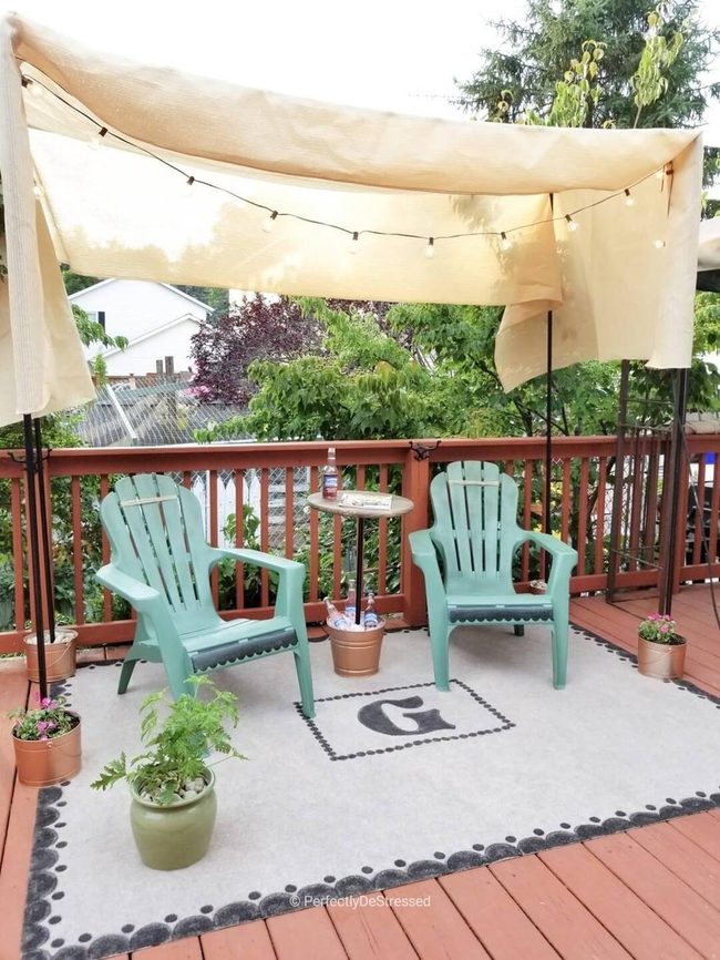 Painted Deck Chairs New Life