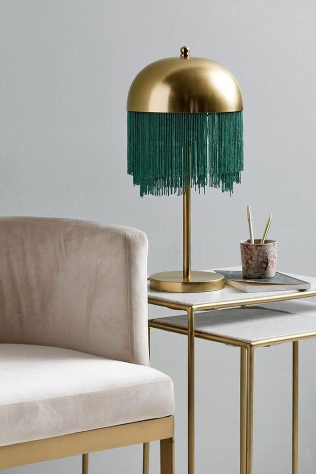 Gold Accents With Marble Sophistication