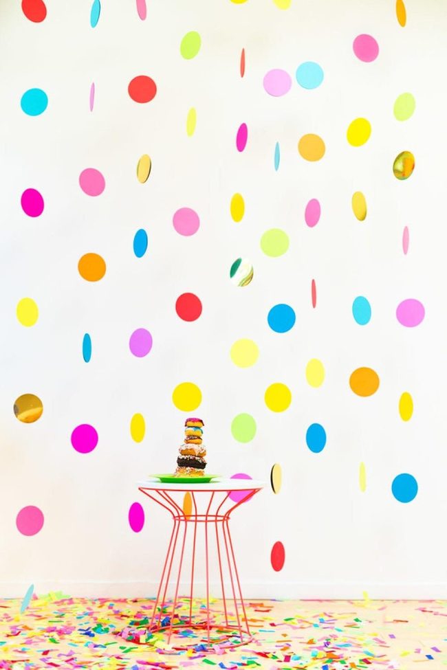 Rainbow Circles Party Donuts