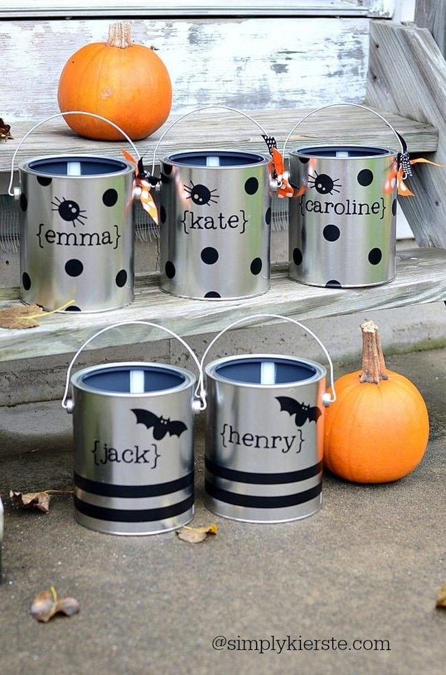 Paint Can Candy Collectors for Halloween