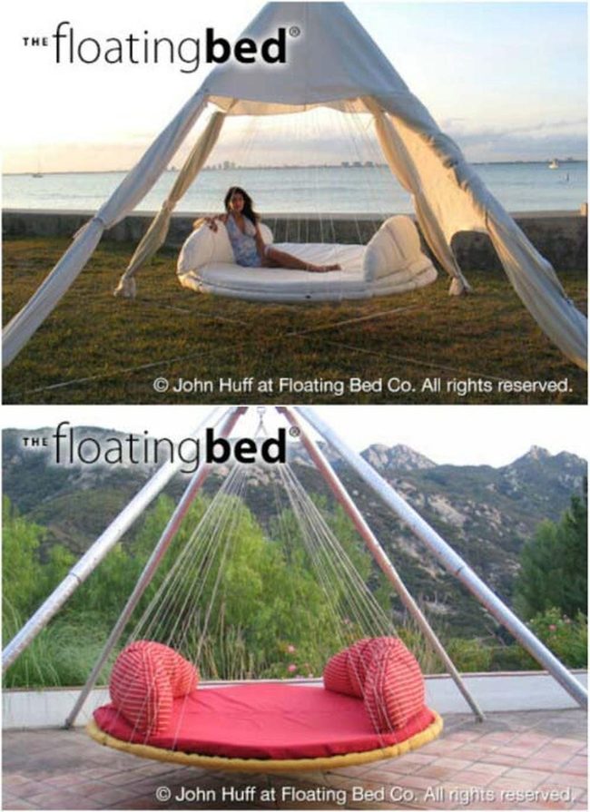 Suspended Round Cushion Canopy