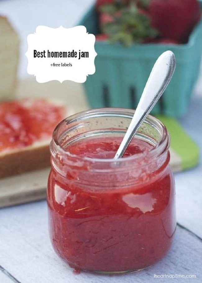 Homemade Jam Gifts Glass