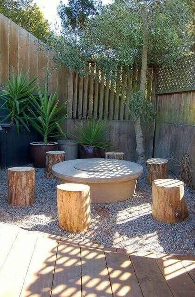 Natural Log Seats For Gardens