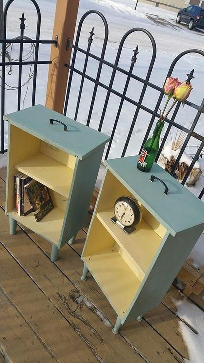 Repurposed Drawers Organize Patios