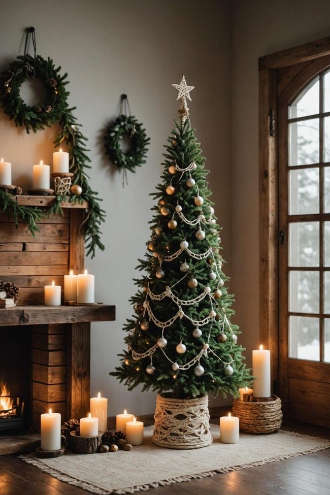Knotted Cord Holiday Trees